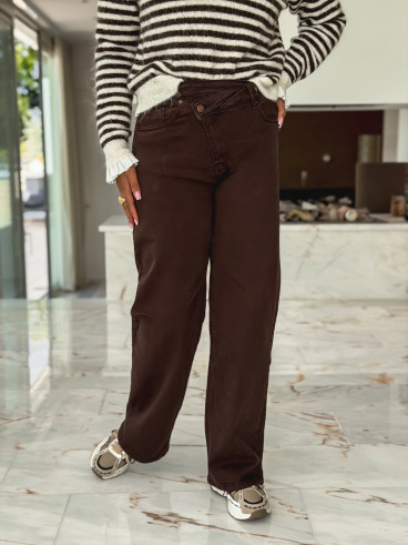 Jeans Sarita - Chocolat