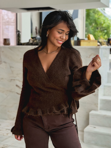 Pull Kéylia - Chocolat Pull Kéylia - Chocolat