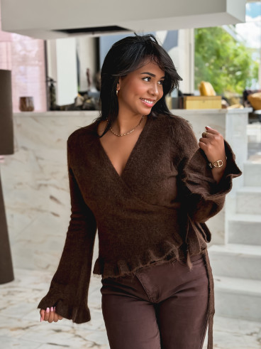 Pull Kéylia - Chocolat Pull Kéylia - Chocolat