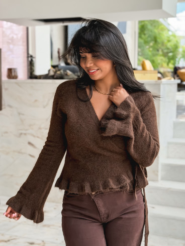 Pull Kéylia - Chocolat Pull Kéylia - Chocolat