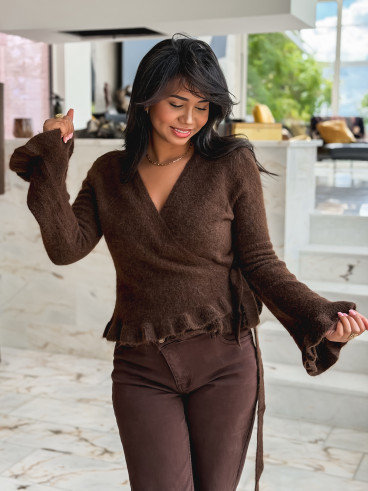 Pull Kéylia - Chocolat Pull Kéylia - Chocolat