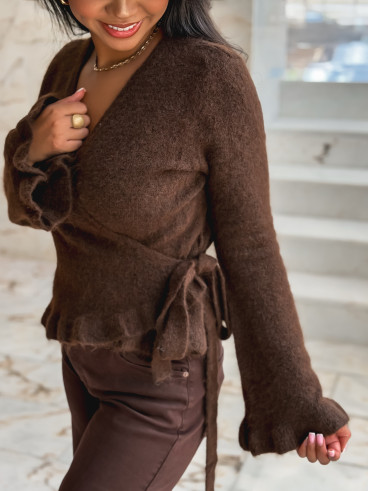 Pull Kéylia - Chocolat Pull Kéylia - Chocolat