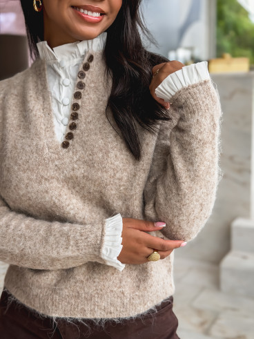 Pull Ginnie - Taupe