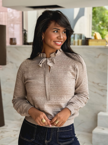 Pull Lauren - Taupe