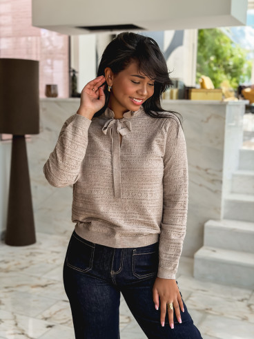 Pull Lauren - Taupe