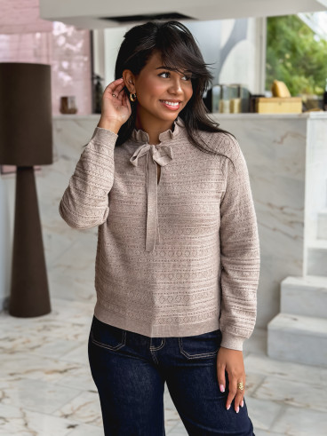 Pull Lauren - Taupe