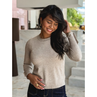 Pull Marion - Taupe