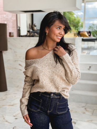 Pull Nélia - Taupe