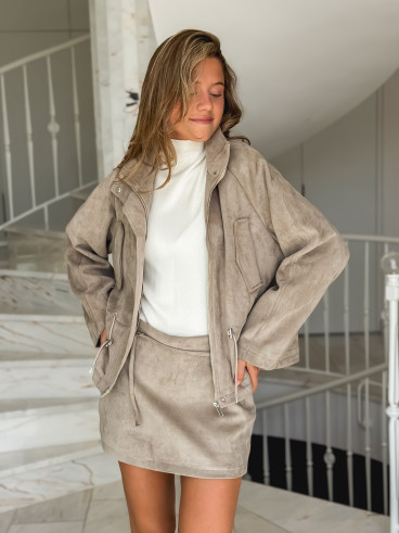Jupe Farah - Taupe Jupe Farah - Taupe