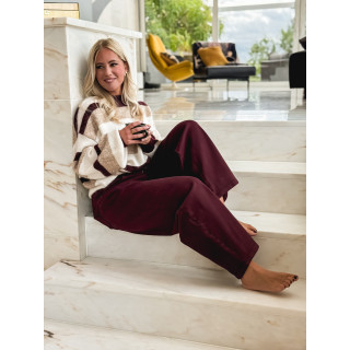 Jeans Nazli - Bordeaux