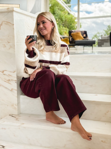 Jeans Nazli - Bordeaux