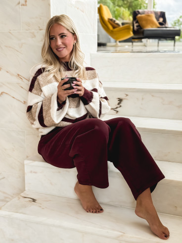 Jeans Nazli - Bordeaux