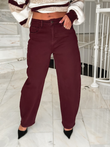 Jeans Nazli - Bordeaux