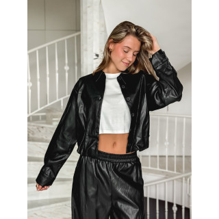 Chemise en simili Zendaya - Noir
