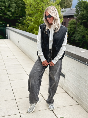 Veste sans manches Clio - Noir Veste sans manches Clio - Noir