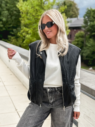 Veste sans manches Clio - Noir Veste sans manches Clio - Noir