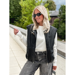 Veste sans manches Clio - Noir