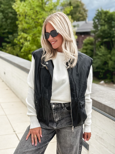Veste sans manches Clio - Noir Veste sans manches Clio - Noir