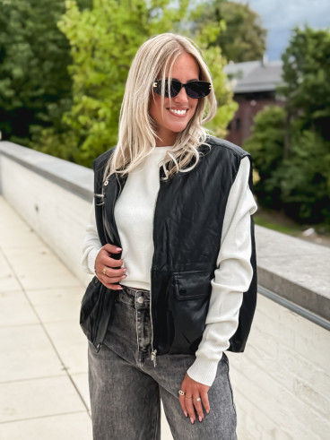 Veste sans manches Clio - Noir Veste sans manches Clio - Noir