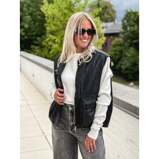 Veste sans manches Clio - Noir