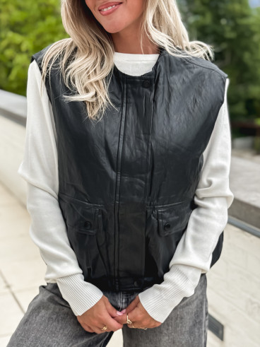 Veste sans manches Clio - Noir Veste sans manches Clio - Noir