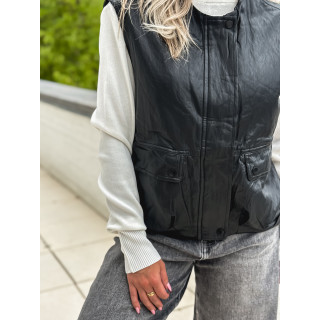 Veste sans manches Clio - Noir