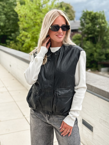 Veste sans manches Clio - Noir Veste sans manches Clio - Noir