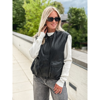 Veste sans manches Clio - Noir