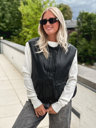 Veste sans manches Clio - Noir Veste sans manches Clio - Noir