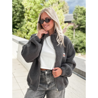Gilet teddy Lalie - Gris anthracite