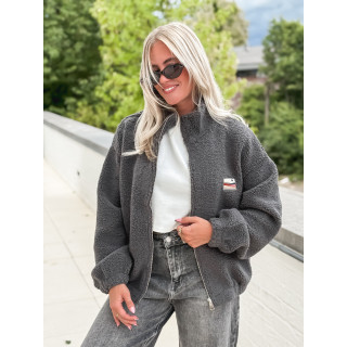 Gilet teddy Lalie - Gris anthracite