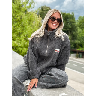 Gilet teddy Lalie - Gris anthracite