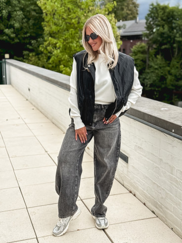 Jeans Ilanka - Gris foncé Jeans Ilanka - Gris foncé