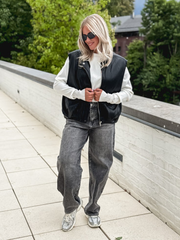 Jeans Ilanka - Gris foncé Jeans Ilanka - Gris foncé