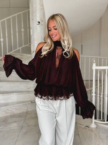 Blouse Venezuela - Prune