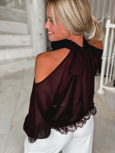 Blouse Venezuela - prune Blouse Venezuela - prune