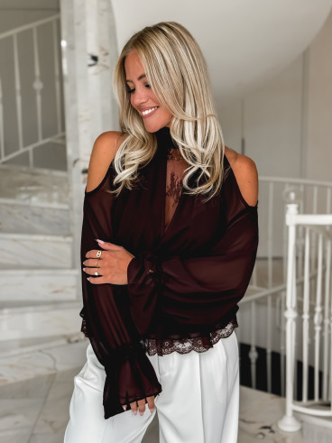 Blouse Venezuela - prune Blouse Venezuela - prune