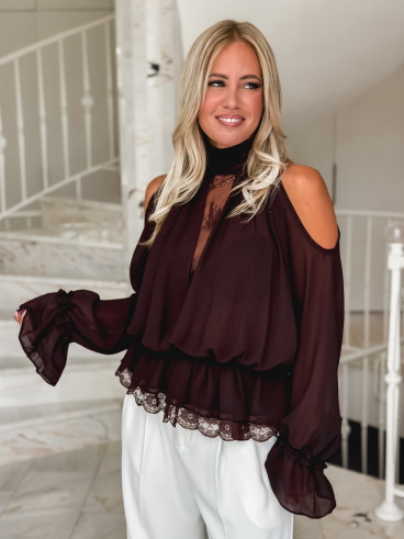 Blouse Venezuela - prune Blouse Venezuela - prune