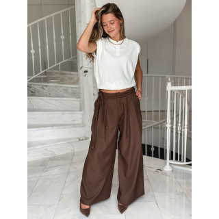 Pantalon Kalyssia - Chocolat