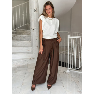 Pantalon Kalyssia - Chocolat