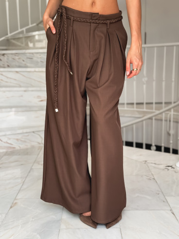 Pantalon Kalyssia - Chocolat