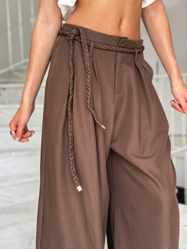 Pantalon Kalyssia - Chocolat