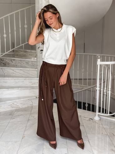 Pantalon Kalyssia - Chocolat