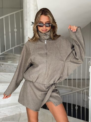 Veste Fabia - Taupe Veste Fabia - Taupe
