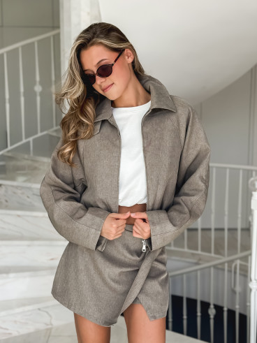 Veste Fabia - Taupe Veste Fabia - Taupe