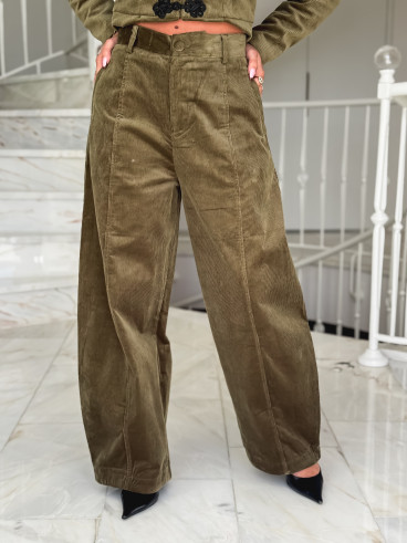 Pantalon Elinaya - Kaki
