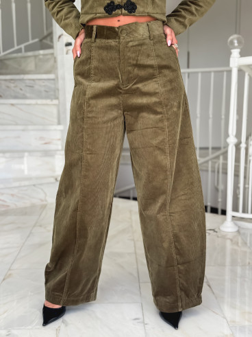 Pantalon Elinaya - Kaki