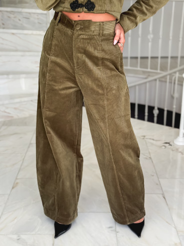 Pantalon Elinaya - Kaki