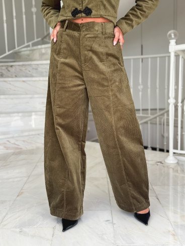 Pantalon Elinaya - Kaki