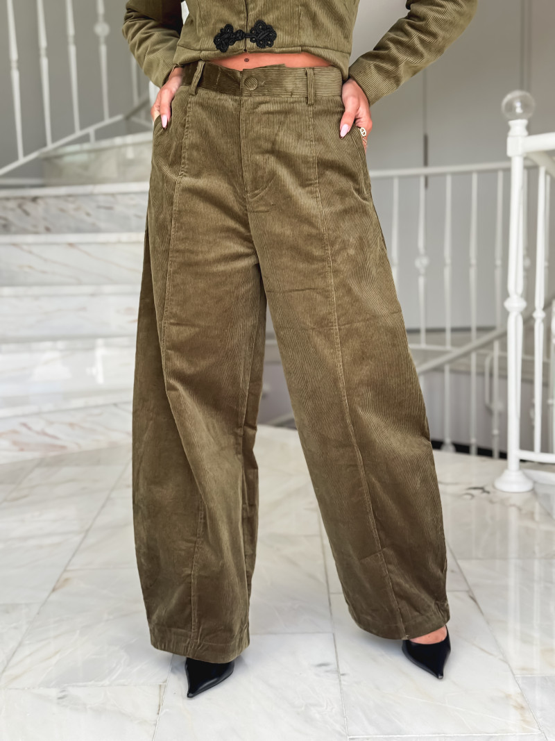 Pantalon Elinaya - Kaki